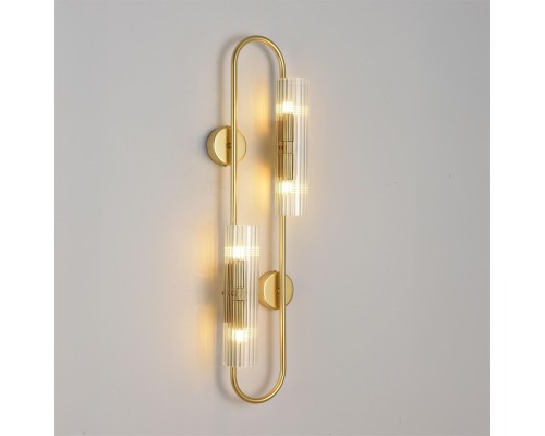 6560/4W SUSPENTIONI LN26 золотой/прозрачный, металл/стекло Бра G9 4*20W 220V TORONTO