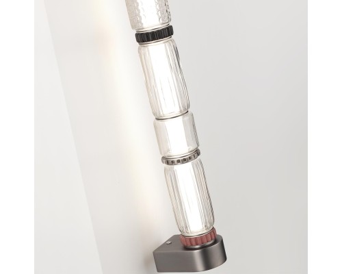 5456/18WL L-VISION ODL_EX26 045 темный сатин.никель/терракот/черный Настенный светильник LED 22W 4000K COLLIER