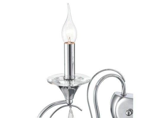 8032/2W CLASSI LN26 металл/хрусталь, хром/прозрачный Бра E14 2*40W 220V LAOKA