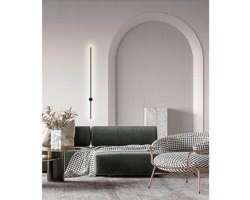 5677/15WL LEDIO LN23 061 чёрный Настенный светильник LED 15W 3000K 1100Лм 220V BRAM