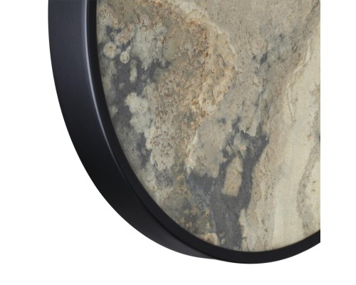 5064/24L L-VISION ODL24 черн./серо-беж./металл/натур.камень/акрил Настен.-потолочн. cветил.  с переключ.цветов.темпер. LED 24W 3000К/4000K/6000K BERGI