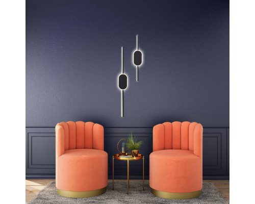 5606/9WL LEDIO LN23 023 черный Настенный светильник LED 9W 3000К 628Лм 220V ELADO