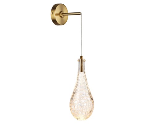 7147/5WL L-VISION ODL26 231 светильник античная бронза/стекло/металл IP20 LED 4W 300Лм 3000K 180° 220V BRAID