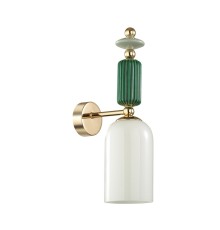 Бра Odeon Light 4861/1W CLASSIC ODL_EX21 золото/раноцветн./керамика/стекло E14 1*40W CANDY