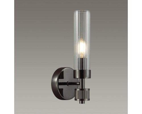 5275/1W CLASSI LN23 черный хром Бра E14 1*40W 220V KAMILLA