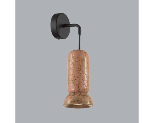 5054/1WC PENDANT ODL24 315 черный/розовый/коричн./металл/керамика Бра GU10 LED 4W KERAMA