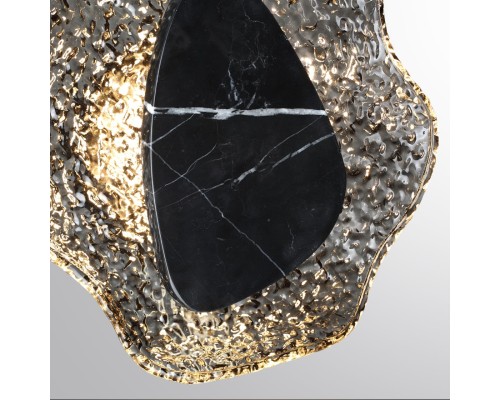 5461/12WL L-VISION ODL_EX26 черный/дымчатый/черный/металл/стекло/мрамор Настенный светильник LED x 12W 3000K CORALLA