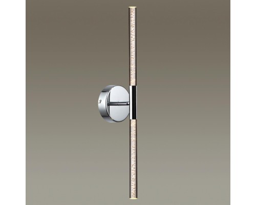 4370/10WL HIGHTECH ODL23 107 хром полированный/акрил с пузырьками Настенный св-к IP20 LED 10W 315Лм 3000K SPARKY