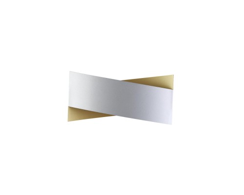 4214/18WL HIGHTECH ODL21 181 серебр/золот Настен.светильник IP20 LED 18W 900Лм 3000K TWISTY