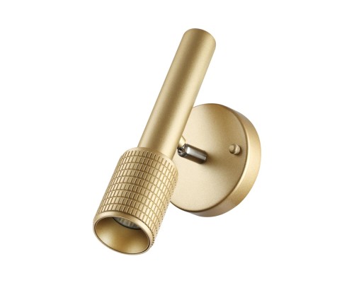 4237/1W HIGHTECH ODL21 169 золотист/металл Настенный светильник выкл на плафоне IP20 LED GU10 10W MEHARI
