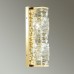 4999/10WL HALL ODL23 433 золотой/прозрачный/металл/хрусталь Бра LED 10W 4000K STRAZA