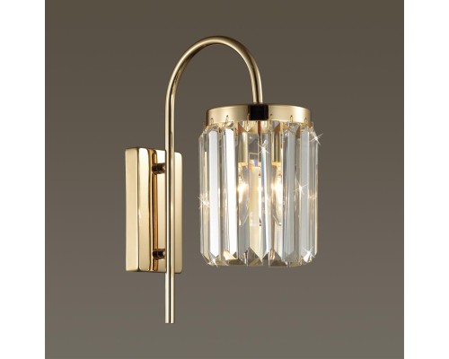 4987/1W CLASSIC ODL22 449 золотой/хрусталь Бра E14 1*40W VASSA