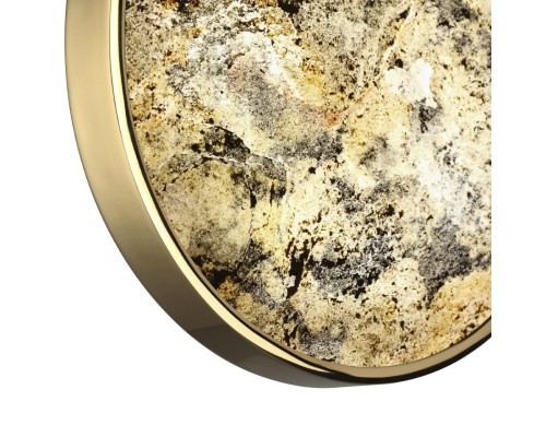 5079/15WL L-VISION ODL24 зол./серо-бежевый/металл/натур.камень/акрил Настенн.светильн. с переключ.цветов.темпер. LED 15W 3000К/4000K/6000K BERGI