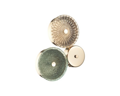 5412/14WL L-VISION ODL_EX23 9 золотой/желтый/зеленый металл/стекло Бра LED 14W 4000K CARAMELLA