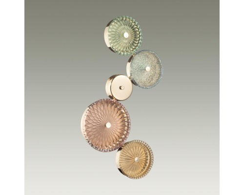 5412/26WL L-VISION ODL_EX23 9 золотой/разноцветный металл/стекло Бра LED 26W 4000K CARAMELLA