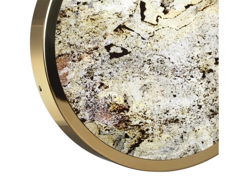 5079/24L L-VISION ODL24 зол./серо-беж./металл/натур.камень/акрил Настен.-потолочн. cветил.  с переключ.цветов.темпер. LED 24W 3000К/4000K/6000K BERGI