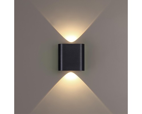 7191/2WL HIGHTECH ODL27 Настенный светильник черный браш./металл IP20 LED 2W 3000K 220V MAGNUM