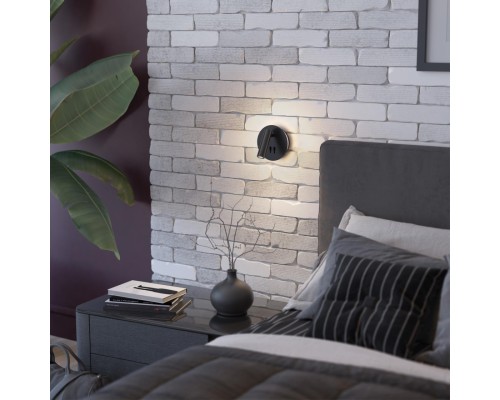 Накладной светодиодный светильник Odeon Light 3911/9WL Beam черный LED 9 Вт 3000K