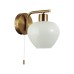 8278/1W MODERNI латунь/белый, металл/стекло Бра Е14 1*40W 220V CARMELA