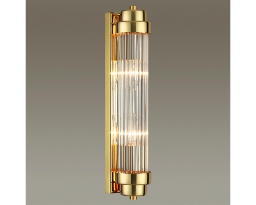 4822/2W WALLI ODL21 505 золотой/прозрачный Настенный светильник E14 2*40W LORDI