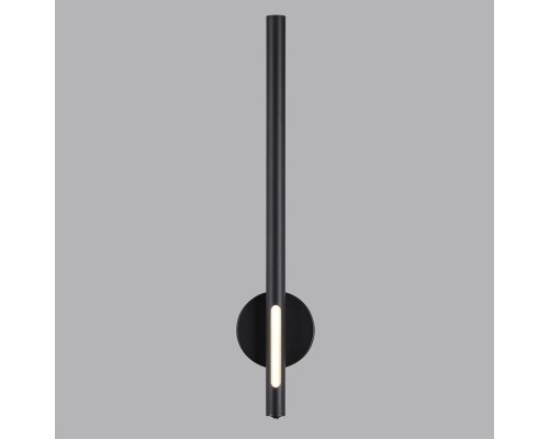 6643/10WL HIGHTECH ODL24 169 черный/металл/акрил Настенный светильник (выкл. на корпусе) IP20 LED 12W 3000K 220V MALI