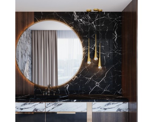 4278/1W L-VISION ODL21 113 прозрач с эфф. пузырьков/золот фольг-ние Настенный светильник IP20 GU10 LED 12W GOTTA