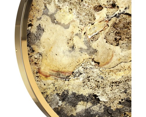 5079/40L L-VISION ODL24 зол./серо-бежевый/металл/натур.камень/акрил Настен.-потолочн. cветил.  с переключ.цветов.темпер. LED 40W 3000К/4000K/6000K BERGI