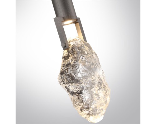 6695/5WL MIDCENT ODL24 Настенный светильник брашир. черный/металл/стекло IP20 LED 5W 200Лм 3000K LIA