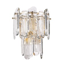 5069/2W HALL ODL24 503 золото/прозрачный/металл/хрусталь Бра E14 2*40W BULLON