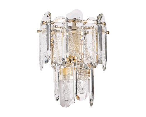 5069/2W HALL ODL24 503 золото/прозрачный/металл/хрусталь Бра E14 2*40W BULLON