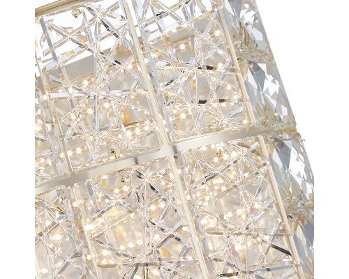 5071/32WL HALL ODL24 493 золото/прозрачный/металл/хрусталь/стекло Бра LED 15W 3700K VERSION