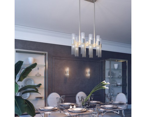 Бра Odeon Light 4631/2W Perla серебристый/стекло/металл.цепочки G9 2*5 Вт