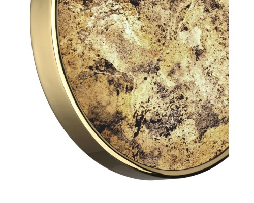 5079/15WL L-VISION ODL24 зол./серо-бежевый/металл/натур.камень/акрил Настенн.светильн. с переключ.цветов.темпер. LED 15W 3000К/4000K/6000K BERGI