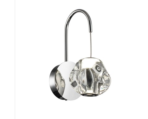 5084/5WL L-VISION  хром/прозрачный/металл/акрил Бра LED 5W 4000K 250lm JEMSTONE