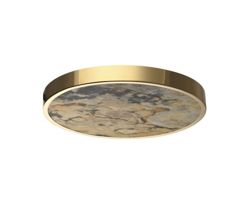 5079/40L L-VISION ODL24 зол./серо-бежевый/металл/натур.камень/акрил Настен.-потолочн. cветил.  с переключ.цветов.темпер. LED 40W 3000К/4000K/6000K BERGI