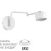 8241/1W COMFI LN25 белый/хром, металл бра LED GX53 1*10W 220V KARINA