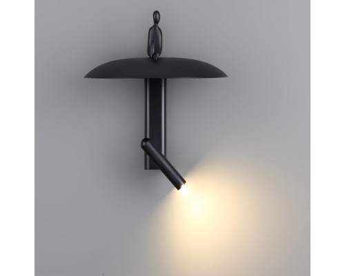 7024/7WL HIGHTECH ODL25 677 Настенный светильник металл/металл/полирезин IP20 поворотн спот LED 7W 145° 3000K 220V SHADOW