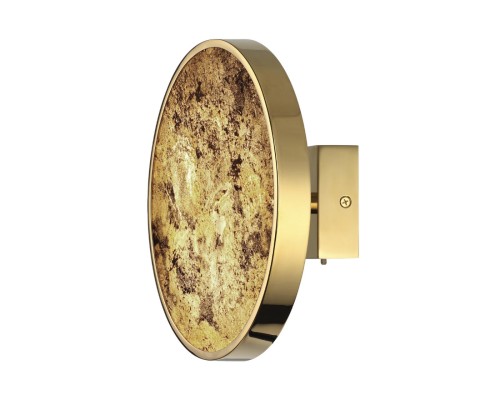 5079/15WL L-VISION ODL24 зол./серо-бежевый/металл/натур.камень/акрил Настенн.светильн. с переключ.цветов.темпер. LED 15W 3000К/4000K/6000K BERGI