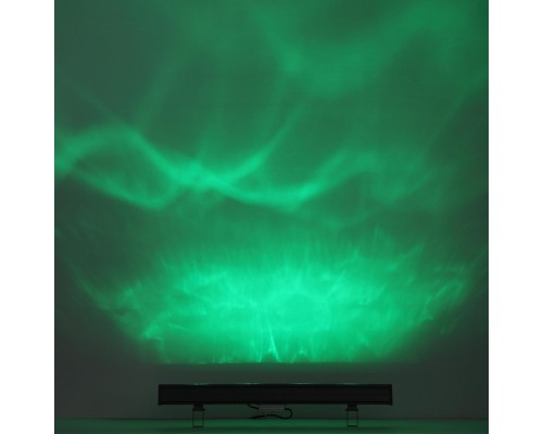 7186/80FL HIGHTECH ODL27 Напольный переносной светильник  черный/прозрачный/стекло/металл IP65 LED 80W RGBW 90°  220V WATERFALL