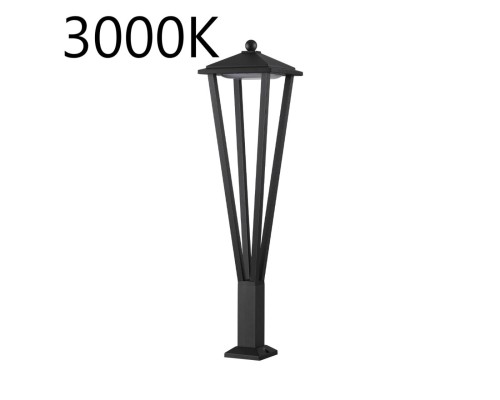 6655/12GL3 NATURE ODL25  черный/металл/акрил Уличный светильник IP65 LED 12W 3000K AC85-265V TILDA