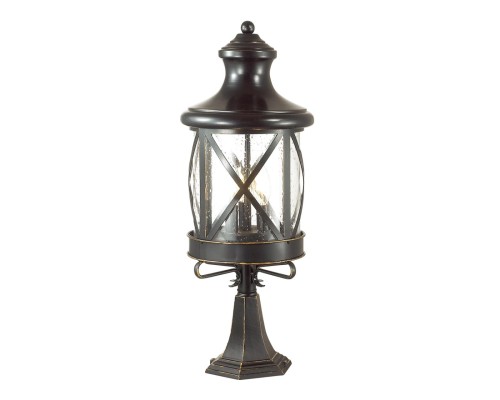 Фонарь уличный Odeon Light 4045/3B Sation черный/золотая патина
