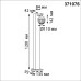 371076 STREET NT26 000 черный Светильник ландшафтный IP65 GX53 12W 220-240V HAUT