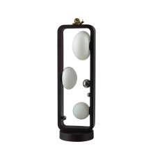 5434/3FB NATURE ODL_EX26 черный/золотистый/хром/металл/акрил/декор металл Уличный наземный светильник-торшер 65см IP54 G9 3*15W max LUMA