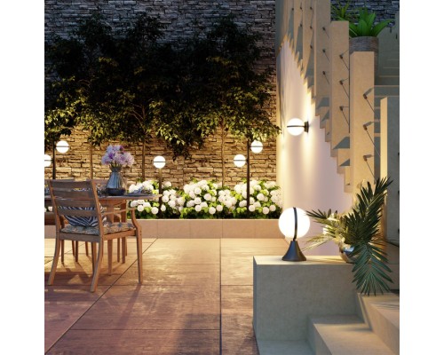 4832/1A NATURE ODL21 563 черный/акрил Ландшафтный светильник на базу E27 1*10W IP44 IP44 LOMEO