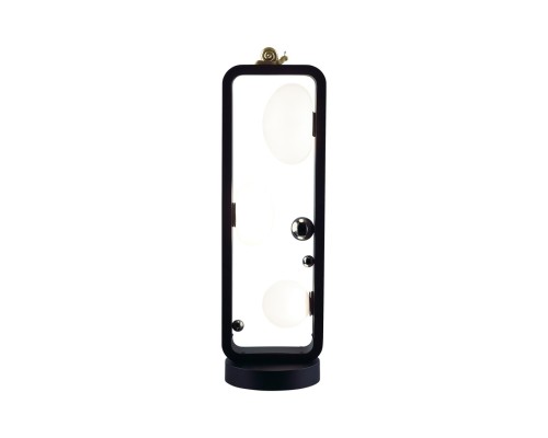 5434/3FB NATURE ODL_EX26 черный/золотистый/хром/металл/акрил/декор металл Уличный наземный светильник-торшер 65см IP54 G9 3*15W max LUMA