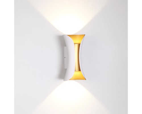 Настенный светильник Odeon Light 3886/6WG Krista белый/золотистый LED 6 Вт 4000K