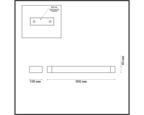 3888/24WB HIGHTECH ODL22 197 черный/металл Настенный поворотный светильник IP44 LED 24W 2430Лм 4000K ARNO