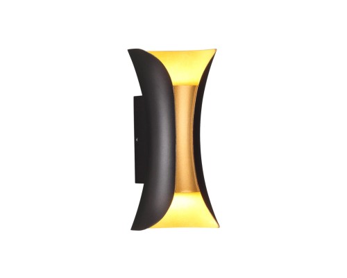 Настенный светильник Odeon Light 3886/6BG Krista черный/золотистый LED 6 Вт 4000K