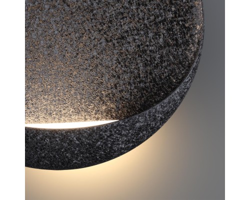 7003/7WL HIGHTECH ODL25 Настенный светильник черный ice crack/акрил IP44 LED 7W 231Лм 3000K CRI > 90 VELA