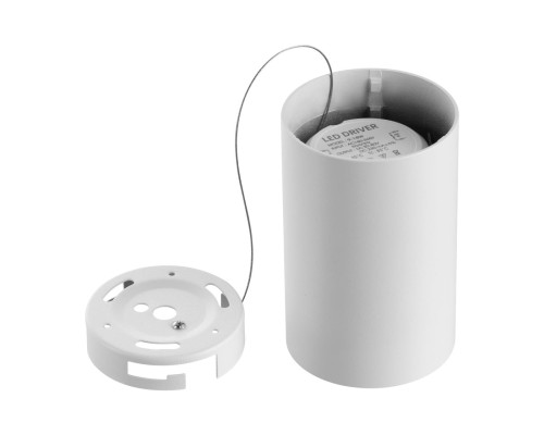 359417 OVER NT24 000 белый Светильник накладной влагозащищенный IP54 LED 10W 170-265V 4000К 830Лм RECTE